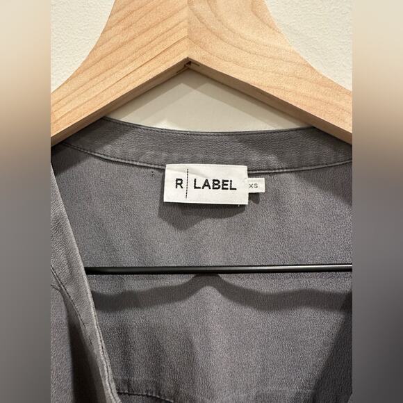 The Reset R | Label Silk V Neck Dress (size XS) - Picture 2 of 3
